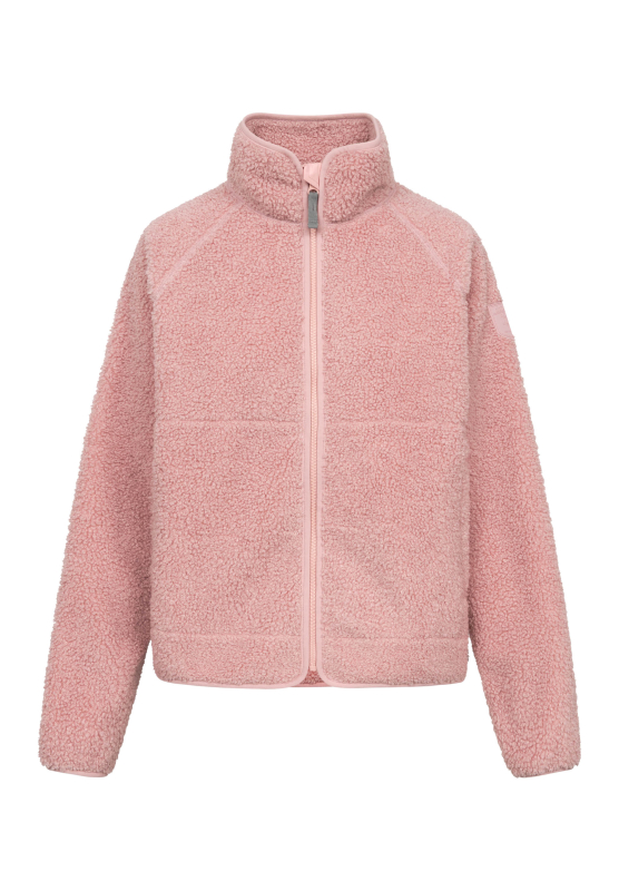Kuschelby Damen Fleecejacke  - Coral Blush Rosa  - Teddy